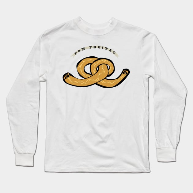 Pretzel : Long Sleeve T-Shirt by Annie Pom Freitag